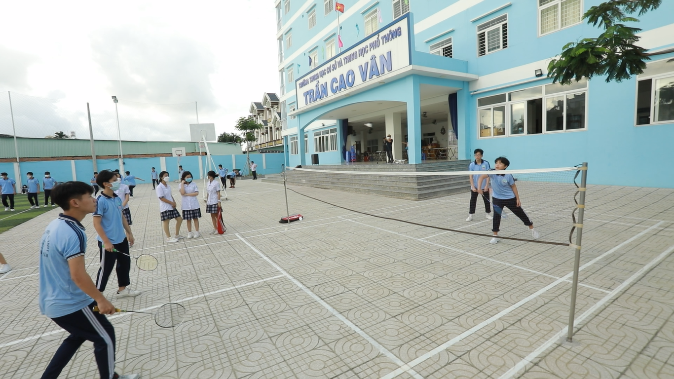 Hình ảnh cơ sở vật chất trường Trần Cao Vân